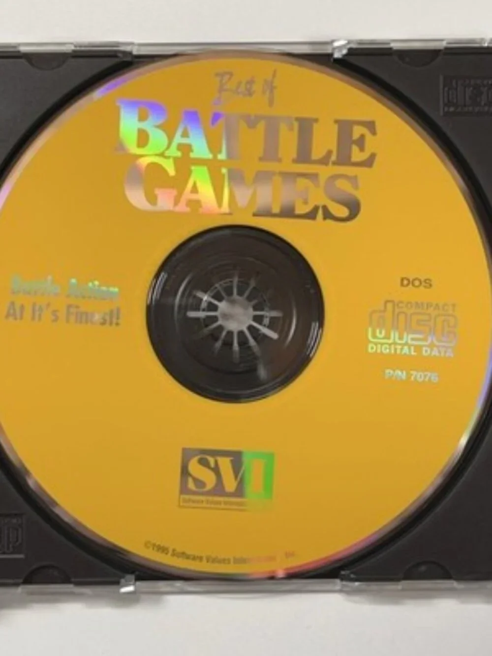 Best of Battle Games PC DOS CD-ROM 1995 SVI Software Values International